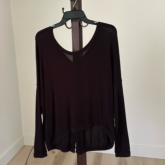 Project Social T Oversized Long Sleeve Tee Size Small Black - Picture 3 of 3